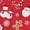 Red Christmas Santa Gingerbread, variant on Amaxer Womens Cotton Cozy Flannel Pajama Set - Long Sleeve Button-Up Top with Elastic Waist Pants, Warm & Soft Sleepwear