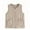 Khaki, variant on Taqqpue Women Puffer Vest Solid Color Sleeveless Button Down V Neck Padded Outerwear Winter Warm Oversize Jackets Vests with Pockets