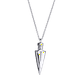 thumbnail image 3 of Collar Hombre LUCKMAN Lance Acero Inoxidable Baño Oro 18k Plata o Negro, 3 of 6