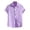 Purple, variant on Men's Short Sleeve Summer Tshirts Floral Button Down Daily Wear Lapel Neck T Shirt Regular Fit Hawaiianss Short Sleeve Hawaiian Button Down Shirts