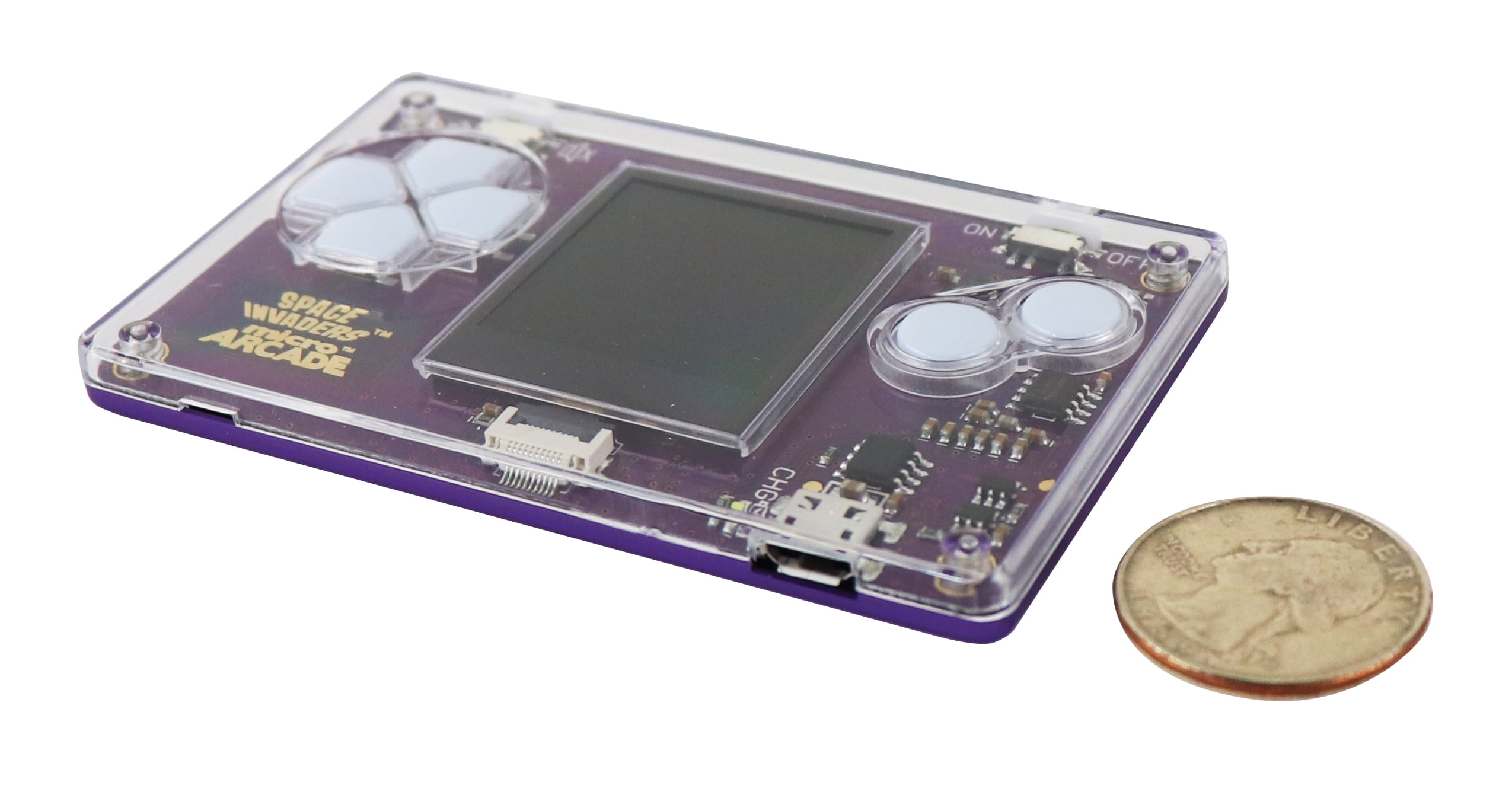 Worlds Smallest Micro Arcade Space Invaders Handheld Arcade