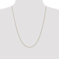thumbnail image 2 of Auriga 10K Yellow Gold .65 mm Diamond-cut Wheat Chain Necklace for Women 24", 2 of 6