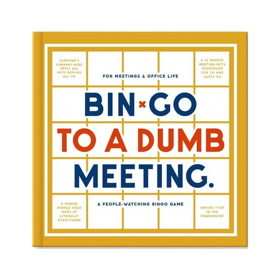 Bin-go To A Dumb Meeting Bingo book (Game)