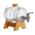 thumbnail image 2 of Jarra de cocina Yotijar dispensador de barril apariencia de bebidas con tapa, 2 of 10