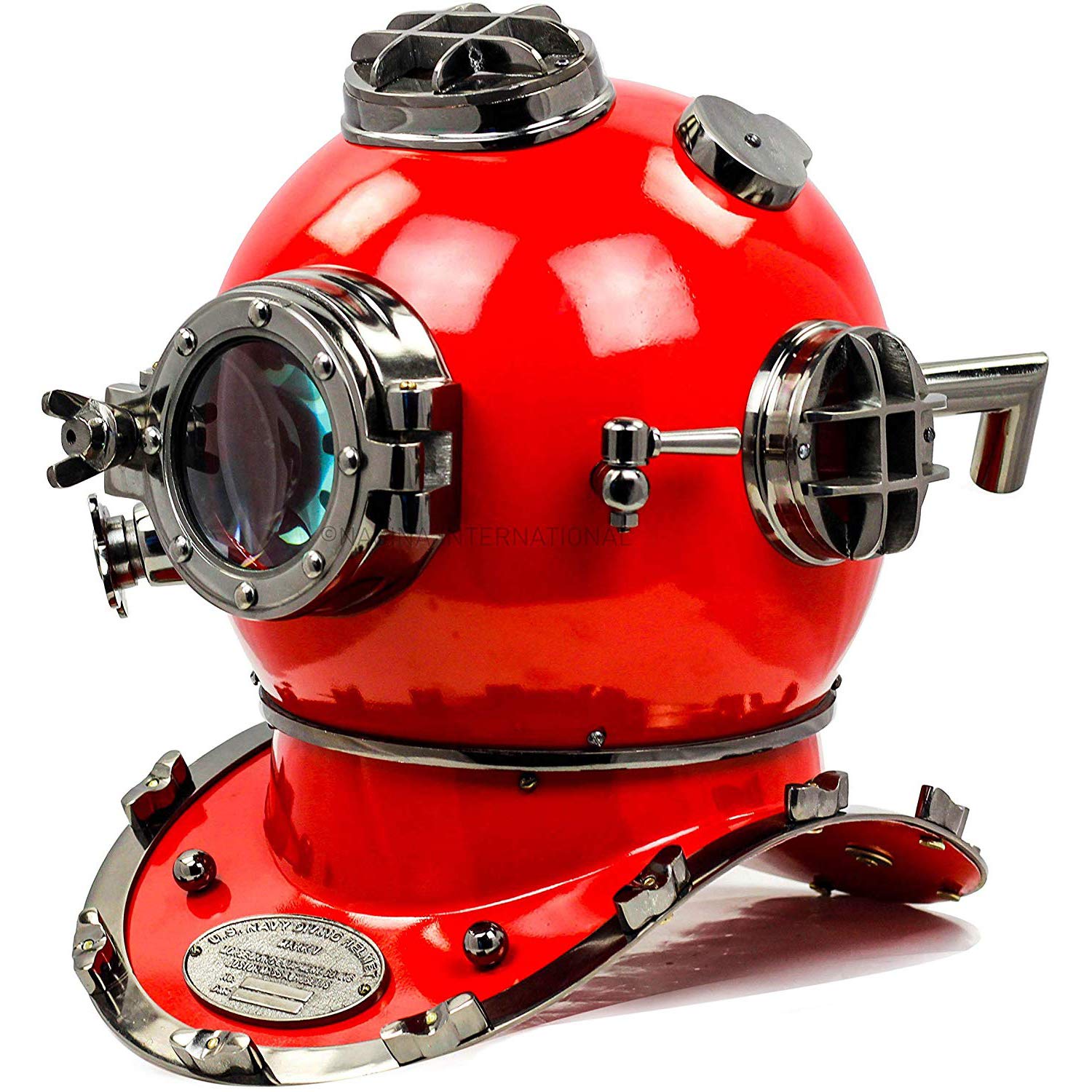18" Scuba Diving Helmet (Red Cobalt) - image 1 of 6