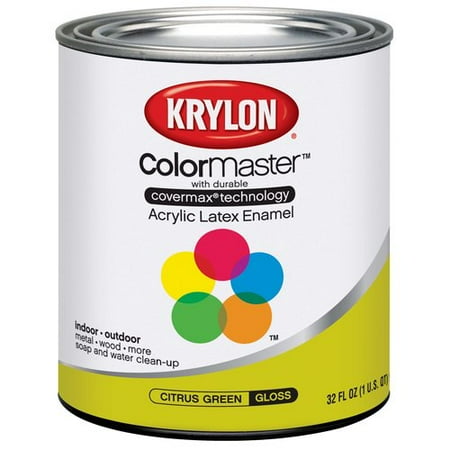 Krylon Latex Citrus Green Quart