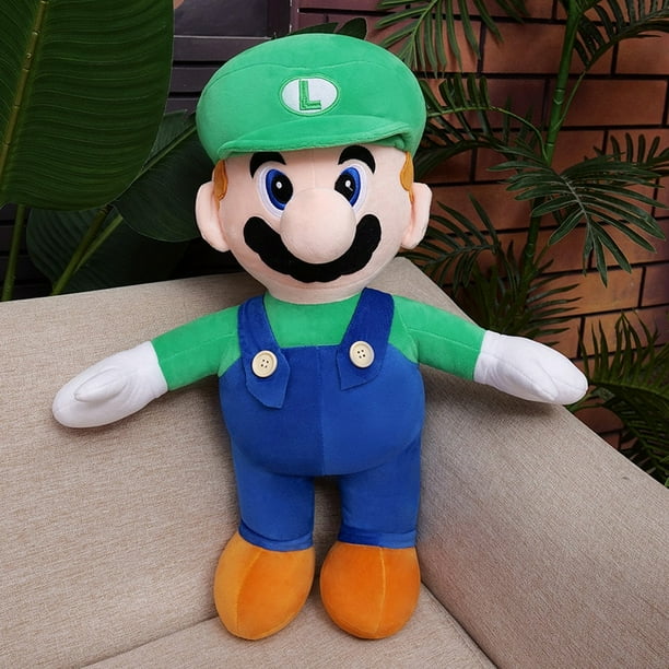 Peluches grandes de Super Mario Bros para niños, juguetes de felpa de 50cm, juegos de Mario Luigi, juegos de decoración de Anime, regalos de cumpleaños Fivean unisex