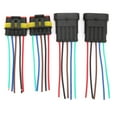 thumbnail image 4 of Waterproof Electrical Connector, Safe Connection Car Waterproof Connector Convenient Dustproof  For Boats For Marines For Cars For Trucks 5P, 4 of 8