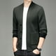 thumbnail image 5 of Chaqueta tipo cárdigan de punto de alta calidad para hombre, 5 of 5