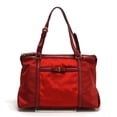 thumbnail image 2 of Pre-Owned Salvatore Ferragamo Vara Ribbon Nylon Tote Bag Red, 2 of 11