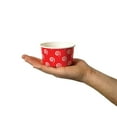 thumbnail image 3 of UNIQ 6 oz Red Swirls and Twirls Ice Cream Cups, 3 of 6