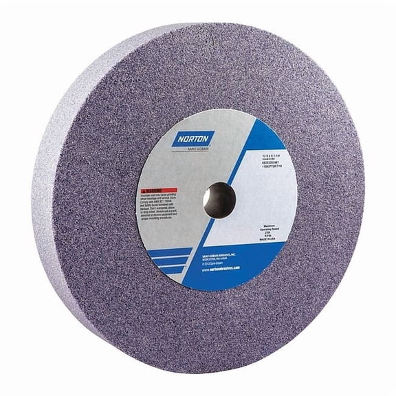 Norton Abrasives Grinding Wheel, T1, 12x2x1-1/4, AO, 46G, Med 66253263461