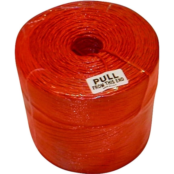 Baler Twine, Orange Poly, Two 4,500' Spools, Tytan, PBT9130TONBP