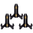 thumbnail image 1 of Miangastore 3Pcs Wooden Display Stand Wooden Easel Premium Plate Holder Display Rack, 1 of 8