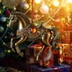 thumbnail image 5 of Colgante plano de remolque navideño de acrílico 2D | Decoración festiva para el hogar | Adorno para árbol y repisa | Material acrílico duradero | Fácil de colgar, 5 of 5