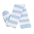 thumbnail image 1 of Stockings Color Block Striped Women Over The Knee Thigh High Socks for Christmas, 1 of 11