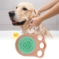 thumbnail image 2 of Unique Bargains 1 Pc Durable Claw Shape Pet Grooming Bath for Dog for Cat 4.25"x3.35"x1.78" Pink, 2 of 6