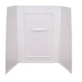 thumbnail image 2 of Lippert Components Shower Surround 210307 Better Bath; 1 Piece Design; White; Smooth Surface With Picture Frame Detail; ABS Plastic; For Use With 36 Inch Bathtub; With Single Wall Shelf, 2 of 4