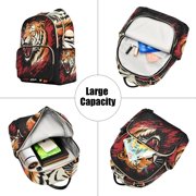 Tiger Blood Travel Laptop Backpack Casual Daypack Lightweight Bookbag Compartment for Business