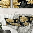 thumbnail image 3 of Designart "Opulent Navy Gold Damask VI" Damask Printed Throw Pillow, 3 of 5