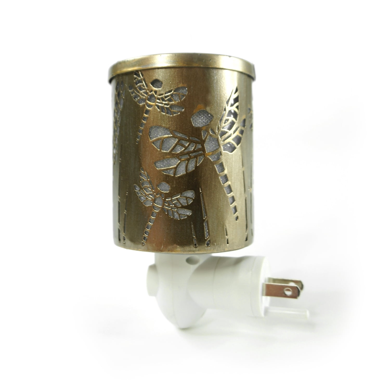 K-Cliffs Dragon Fly Plug-in Fragrance Warmer Diffuser for Scented Wax Cubes & Essential Oils, Brown