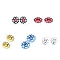 thumbnail image 2 of Guardoinrt 1/5PCS 11T Rear Derailleur Ceramic Bearing Wheel Pulley Red 1Set, 2 of 6
