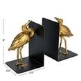 thumbnail image 3 of Creative Co-Op Decorative Cast Iron Bird Bookends, Gold, Set of 2, 3 of 3