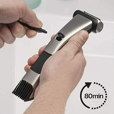Philips Norelco Bodygroom Series 7000 Showerproof Body & Manscaping Trimmer & Shaver with case