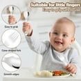 thumbnail image 5 of Tcwhniev 10 Pieces Toddler Utensils, Stainless Steel Kids Silverware Set, Cartoon Dinosaur Kids Forks and Spoons, Dishwasher Safe, 5 of 9