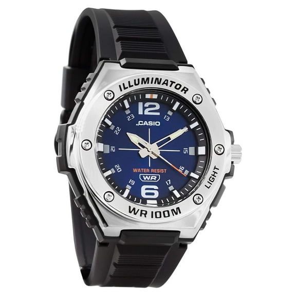 Casio Men's Heavy Duty Metal Bezel Analog Watch