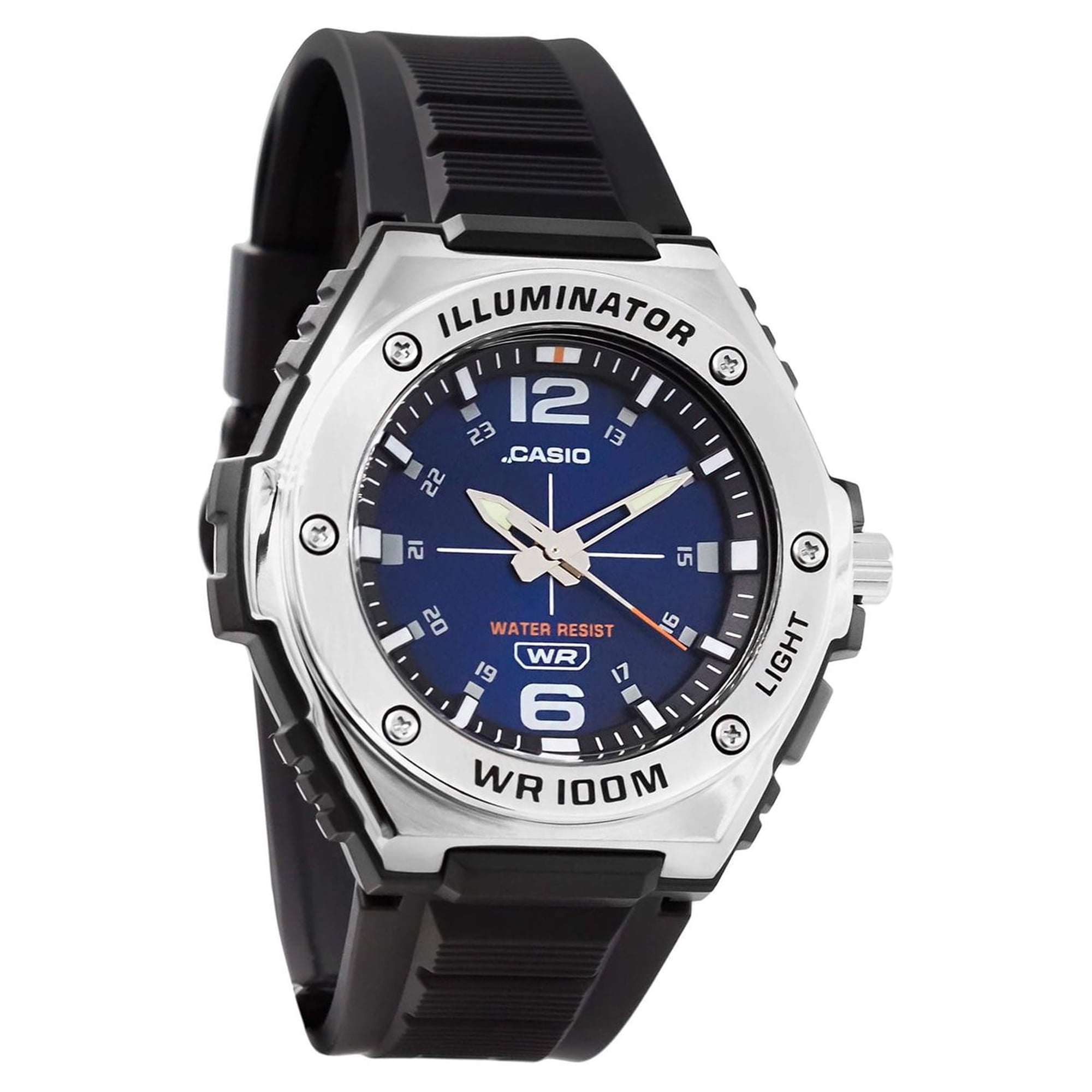 Casio Men's Heavy Duty Metal Bezel Analog Watch