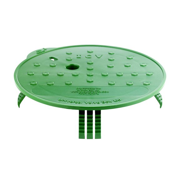 Tapa para caja de válvulas GroundToppers, 10 pulgadas, universal, verde