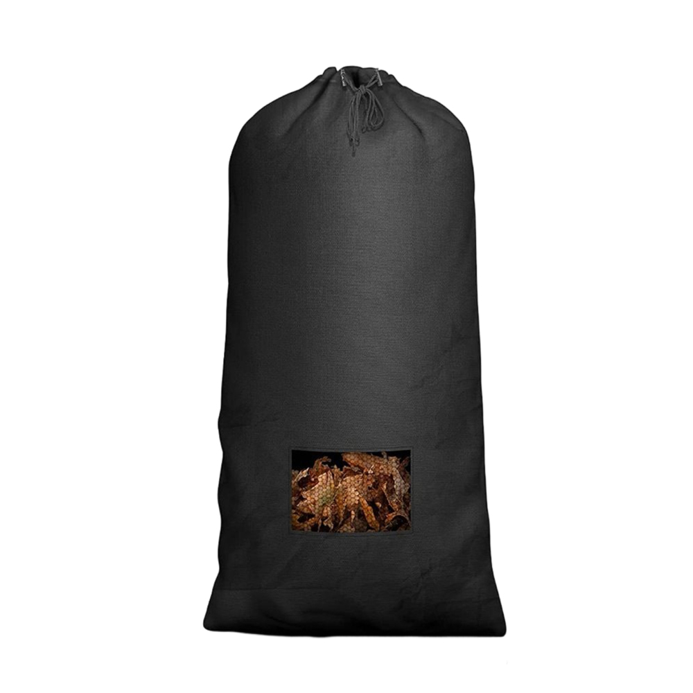 Lawn Tractor Leaf Storage Bag Reusable Black Yard Waste Bag for Fast