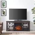 thumbnail image 6 of Henn&Hart 58" Alder Brown/Metal TV Stand, 6 of 9