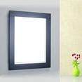thumbnail image 2 of Eviva Aberdeen 24" Espresso Framed Bathroom Wall Mirror, 2 of 2
