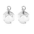 thumbnail image 2 of 10 Piezas Pequeño Lindo Botella de Colgae Plata Flor Tapa DIY Joyería Hallazgos Manualidades Yuyangstore Colgante, 2 of 7
