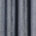 thumbnail image 6 of Superior Noor Semi-Blackout Chenille Curtains Set of 2, Room Darkening Curtain Panel Pair, Grey, 52"W x 108"L, 6 of 11