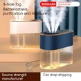 thumbnail image 3 of Cool Mist Humidifiers for Bedroom, 2.2L Top-Fill Air Humidifier & Essential Oil Diffuser with Ambient Light, 3 Mist Levels, Quiet Operation, 15-Hour Duration, Humidifiers for Large, 3 of 7