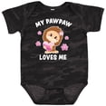 thumbnail image 3 of Inktastic My Pawpaw Loves Me with Bigfoot Girls Baby Bodysuit, 3 of 5