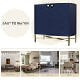thumbnail image 5 of Boyel Living Sideboard Buffet Cabinet with Doors & Shelves, Modern Accent Cabinet Kitchen Storage Cabinet, Blue Storage Credenza for Entryway Living Room, 5 of 10