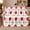 Cheerful Cartoon Reindeer Santa Hat Spreads Festive Joy, variant on Red Floral Autumn Pumpkin, Festive Halloween Scene, Warm Flannel Blanket for Living Room and Family Room with Detailed Artwork, Art Lovers Halloween Gift, Festive Home Decor