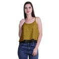 thumbnail image 1 of Moomaya Printed Womens Spaghetti Strap Crop Top Cami Summer Tops, 1 of 5