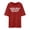 Brick Red@GC@, variant on Mens T-Shirts Short Sleeve T Shirts For Men Crew Neck Letter Graphic Y2K Casual Summer Tee Tops