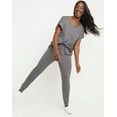 thumbnail image 5 of Hanes Originals Women's French Terry Joggers, 30" Black PE Heather S, 5 of 6