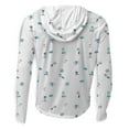thumbnail image 4 of SCALES Surf & Slay Hooded Performance Long Sleeve Shirt White, Large Hoodie, 4 of 5