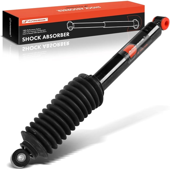 A-Premium Front Steering Damper Compatible with Ford F-250 Super Duty, F-350 Super Duty, F-450 Super Duty, F-550 Super Duty, 2011-2022, Driver or Passenger Side