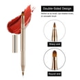 thumbnail image 3 of 3 pcs Dual End Lip Brush Retractable Lipstick Makeup Brush Tool Applicators, 3 of 5