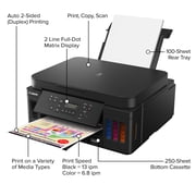 Canon MegaTank PIXMA G6020 All-In-One, Wireless Color Inkjet Printer for Home Office Use