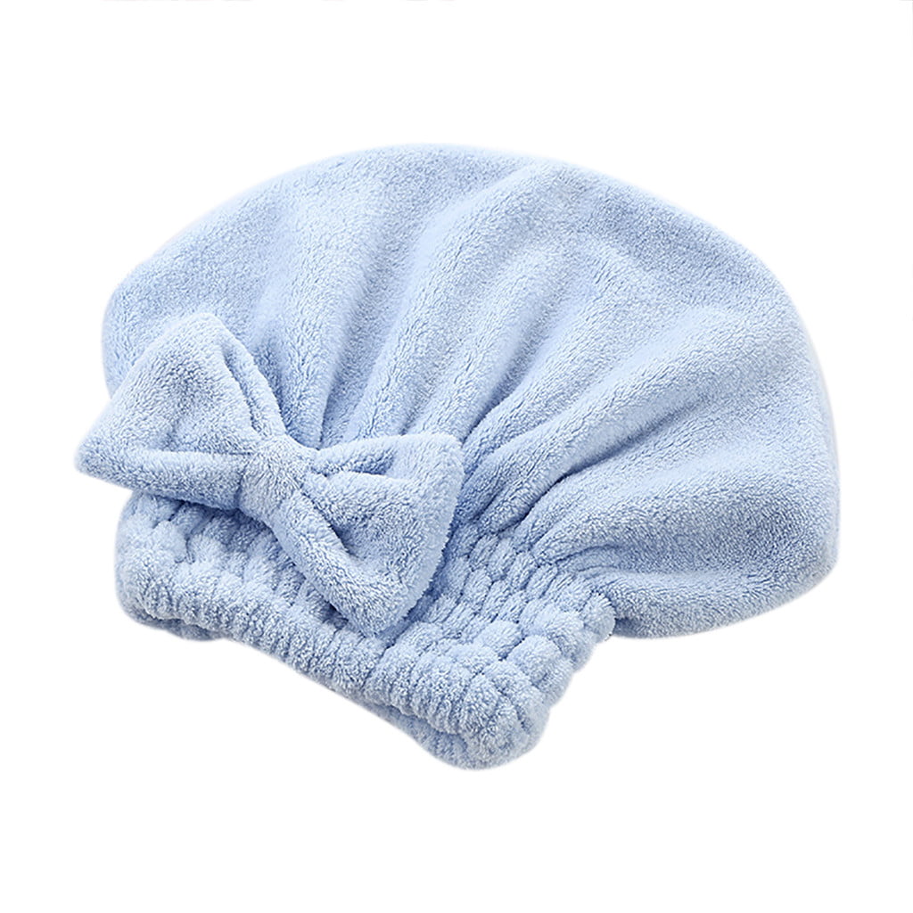Cartoon Microfiber Hair Turban Quickly Dry Hair Hat Wrapped Towel Bathing Cap 