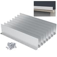 thumbnail image 3 of Protectores de canalones para techos duraderos, tablero contra salpicaduras, para techo residencial de casa, 4 Uds., 3 of 9
